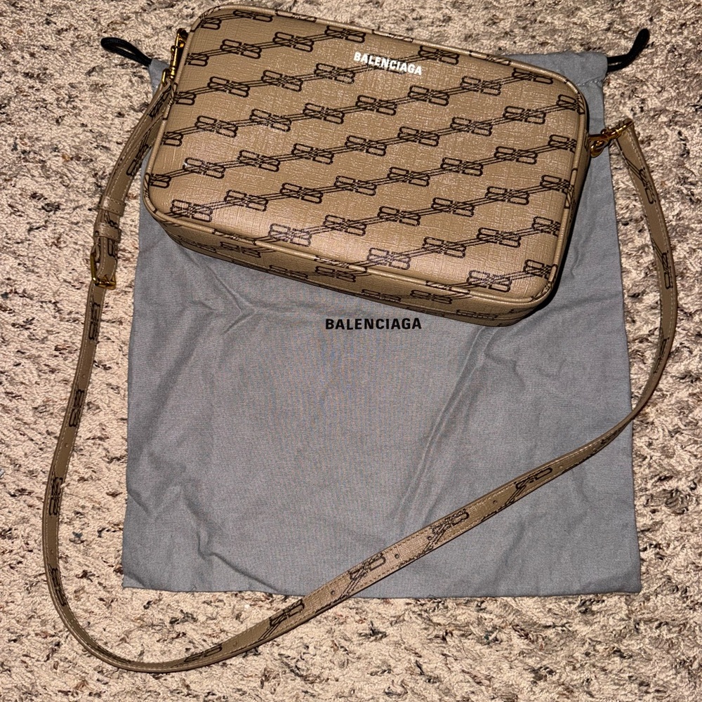 Balenciaga Brown Belt Bag with Luxurious Design